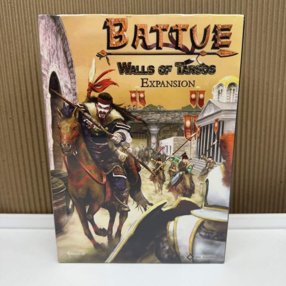 Battue Walls of Tarsos Expansion Red Juggernaut Strategy Board Game New Sealed